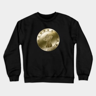 Italian Greyhound Coin Currency Funny Dog Crewneck Sweatshirt